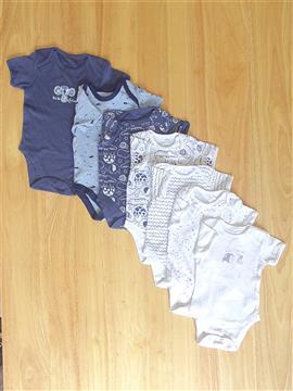 Baby Boy 7 Piece Pack Bodysuit