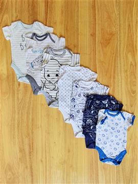 Baby Boy 7 Piece Pack Bodysuit