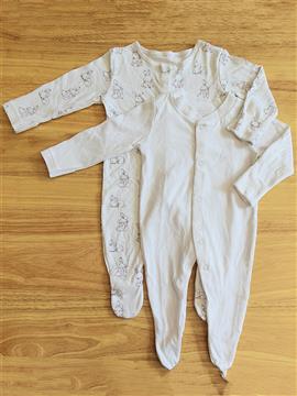 Baby Girl 2 Piece Pack Sleepsuit