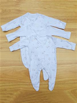 Baby Girl 3 Piece Pack Sleepsuit