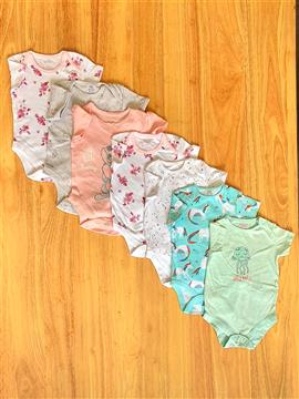 Baby Girl 7 Piece Pack Bodysuit