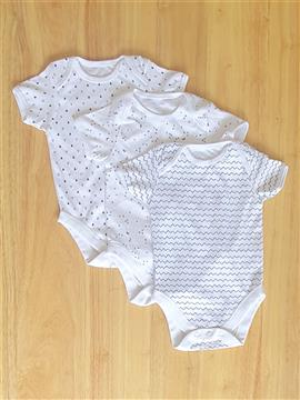 Baby Unisex 3 Piece Pack Bodysuit
